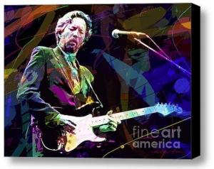 Clapton Live Sells on canvas